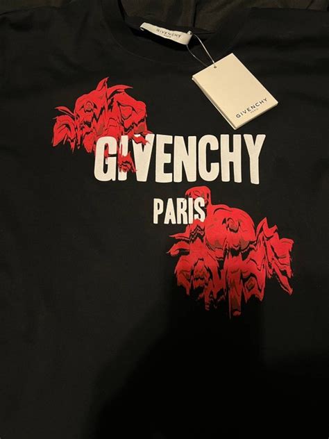 givenchy rose logo tee